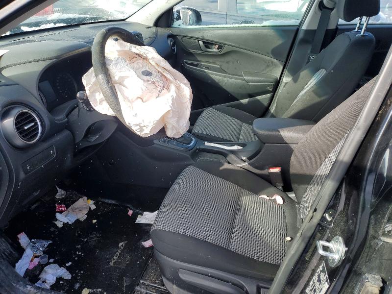 2019 Hyundai Kona VIN KM8K12AA3KU285972 COPART salvage auction — FRONT END, Qc - Gravement Accidente, sold $1,950 on 2026-07-07 (photo 7)