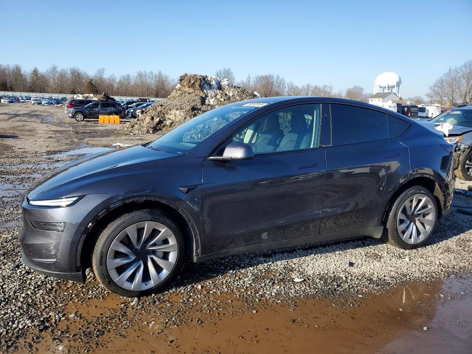 2026 Tesla Model y VIN 7SAYGDEE9TA410232 COPART salvage auction — FRONT END, Nj - Cert Of Title-Salvage, sold $23,200 on 2026-07-10 (photo 1)