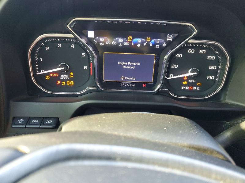 2022 Gmc SIERRA VIN 1GT49RE79NF161453 COPART salvage auction — Front End, CA - SALVAGE CERTIFICATE (P), sold $21,100 on 2026-03-23 (photo 9)