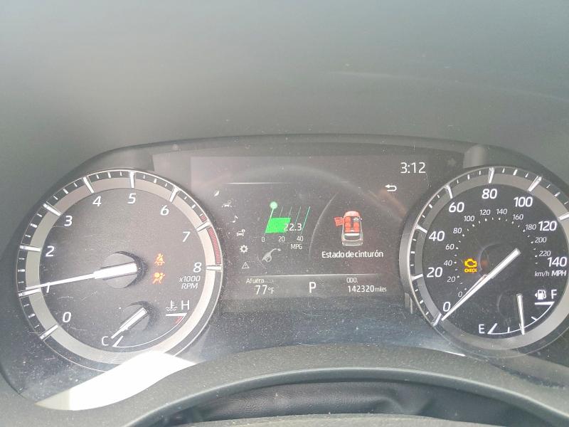 2020 Toyota Highlander VIN 5TDGZRAH4LS021836 COPART salvage auction — FRONT END, Tx - Salvage Vehicle Title, sold $12,400 on 2026-07-20 (photo 9)