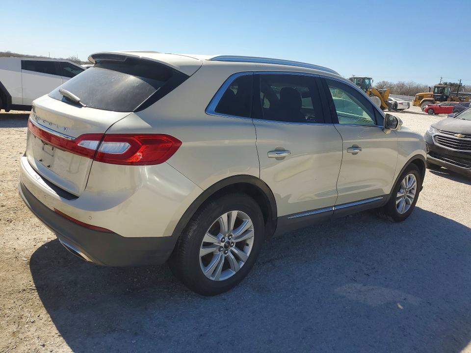 2018 Lincoln Mkx VIN 2LMPJ6JR5JBL20684 COPART salvage auction — FRONT END, TX - SALVAGE VEHICLE TITLE, sold $1,300 on 2026-07-09 (photo 3)