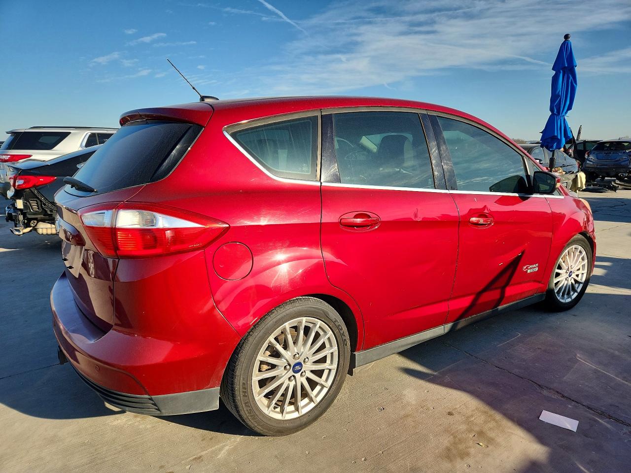 2014 Ford C-Max VIN 1FADP5CU3EL508340 COPART salvage auction — Front End, TX - CERTIFICATE OF TITLE, sold $900 on 2026-07-03 (photo 3)