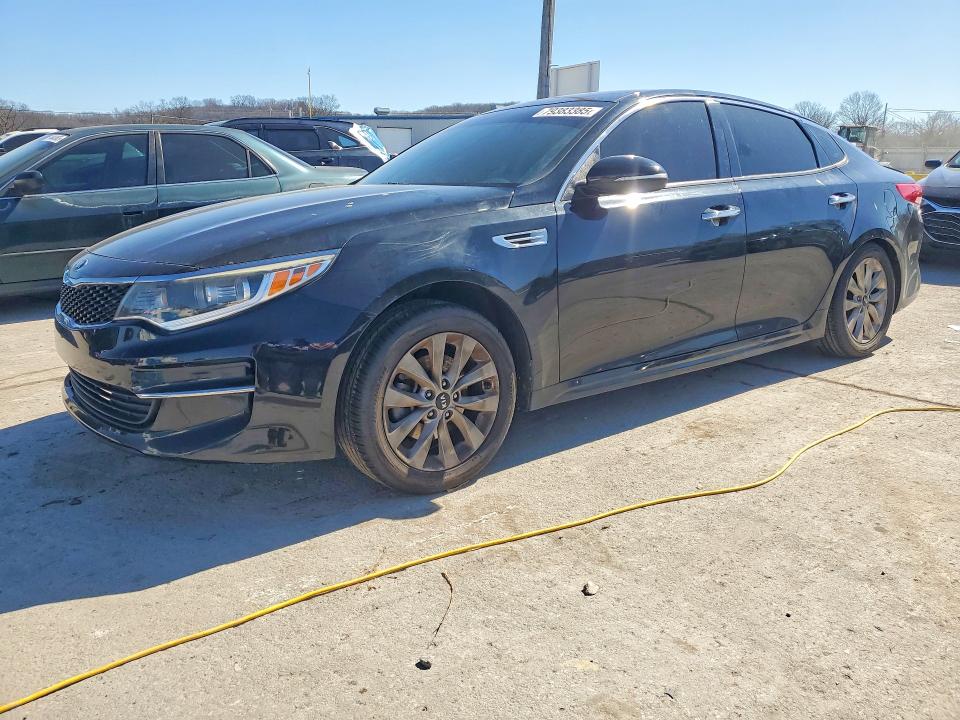 2016 Kia Optima VIN 5XXGT4L38GG073757 COPART salvage auction — REAR END, Tn - Salvage Certificate, sold $1,100 on 2026-07-20 (photo 1)