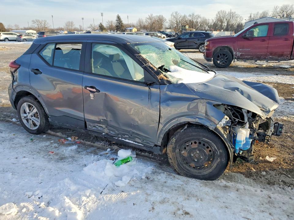 2022 Nissan Kicks VIN 3N1CP5BV6NL522580 COPART salvage auction — FRONT END, Oh - Cert Of Title-Salvage, sold $1,200 on 2026-07-02 (photo 4)