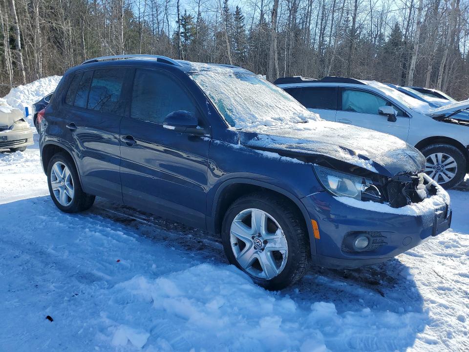 2015 Volkswagen Tiguan VIN WVGJV7AX1FW553557 COPART salvage auction — FRONT END, Salvage Title, sold $1,750 on 2026-07-14 (photo 4)
