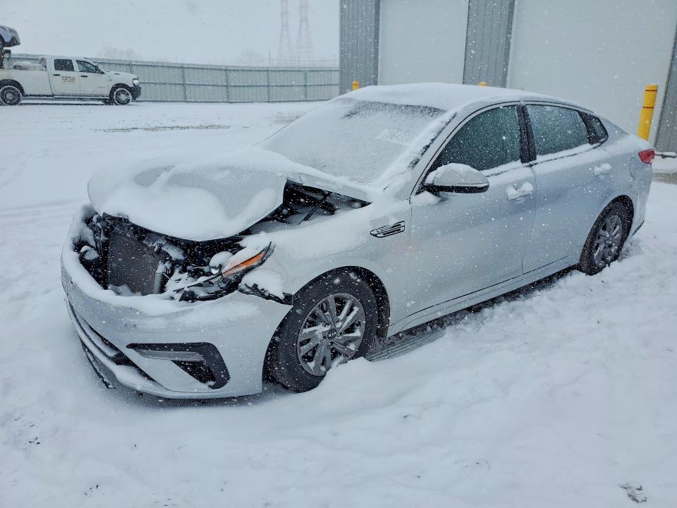 2020 Kia Optima VIN 5XXGT4L34LG425288 COPART salvage auction — FRONT END, Salvage Title, sold $900 on 2026-07-14 (photo 1)