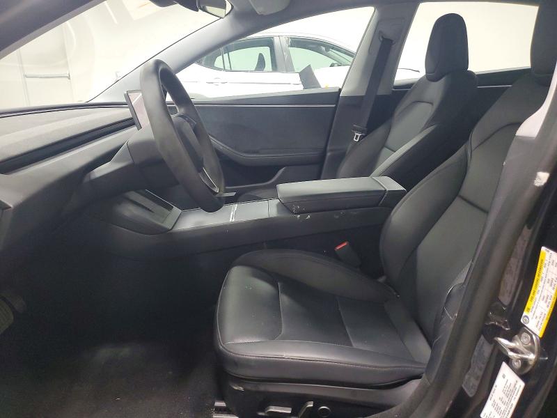 2024 Tesla Model 3 VIN 5YJ3E1EB4RF755309 COPART salvage auction — FRONT END, VA - CERT OF TITLE - SALVAGE, sold $13,700 on 2026-07-23 (photo 7)