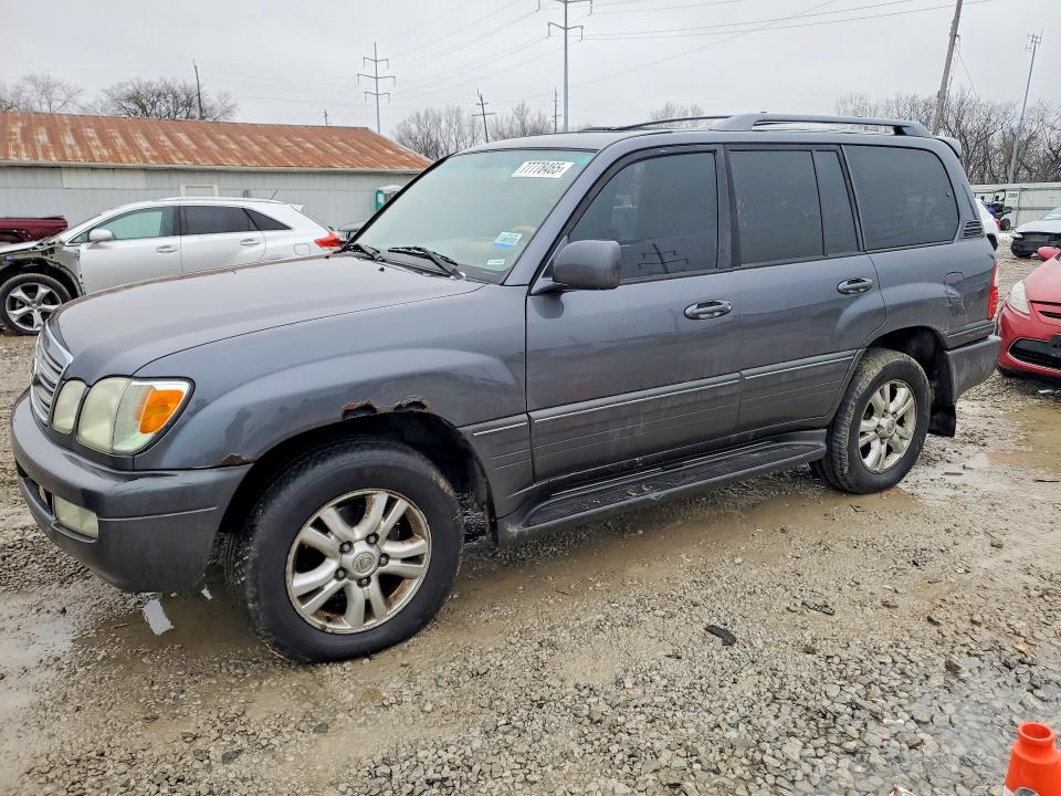 2004 Lexus Lx 470 VIN JTJHT00W543537835 COPART salvage auction — FRONT END, Mt - Certificate Of Title, sold $2,000 on 2026-07-07 (photo 1)