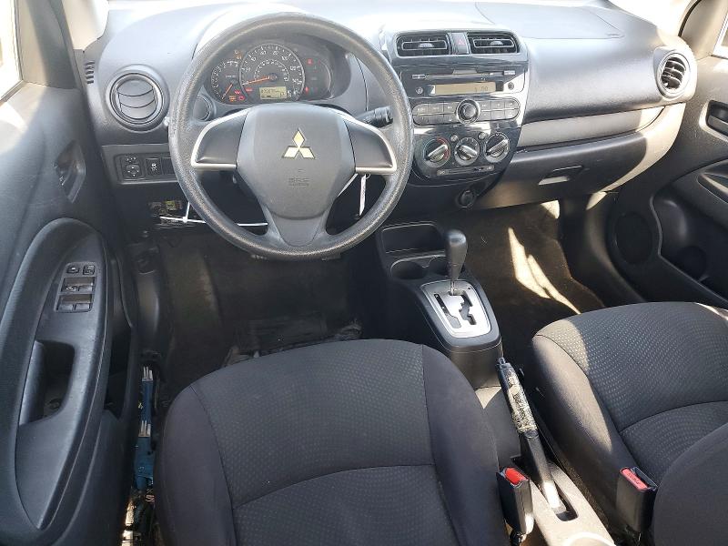 2017 Mitsubishi Mirage VIN ML32F3FJ2HHF17165 COPART salvage auction — REAR END, Ca - Dis/Dlr/Exp Only Clean Title, sold $1,050 on 2026-07-08 (photo 8)