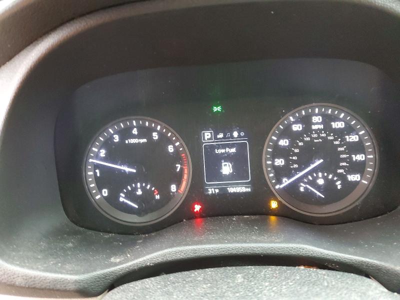 2016 Hyundai Tucson VIN KM8J23A41GU032679 COPART salvage auction — REAR END, Ma - Cert Of Title-Salvage, sold $2,300 on 2026-07-02 (photo 9)