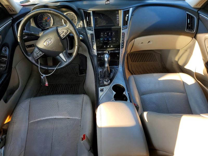 2015 Infiniti Q50 VIN JN1BV7AR5FM410443 COPART salvage auction — SIDE, Salvage Title, sold $1,100 on 2026-07-20 (photo 8)