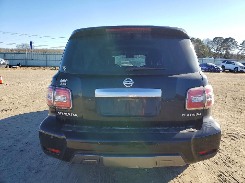 2019 Nissan Armada VIN JN8AY2NF8K9351845 COPART salvage auction — FRONT END, Ar - Cert Of Title-Salvage, sold $4,450 on 2026-07-13 (photo 6)