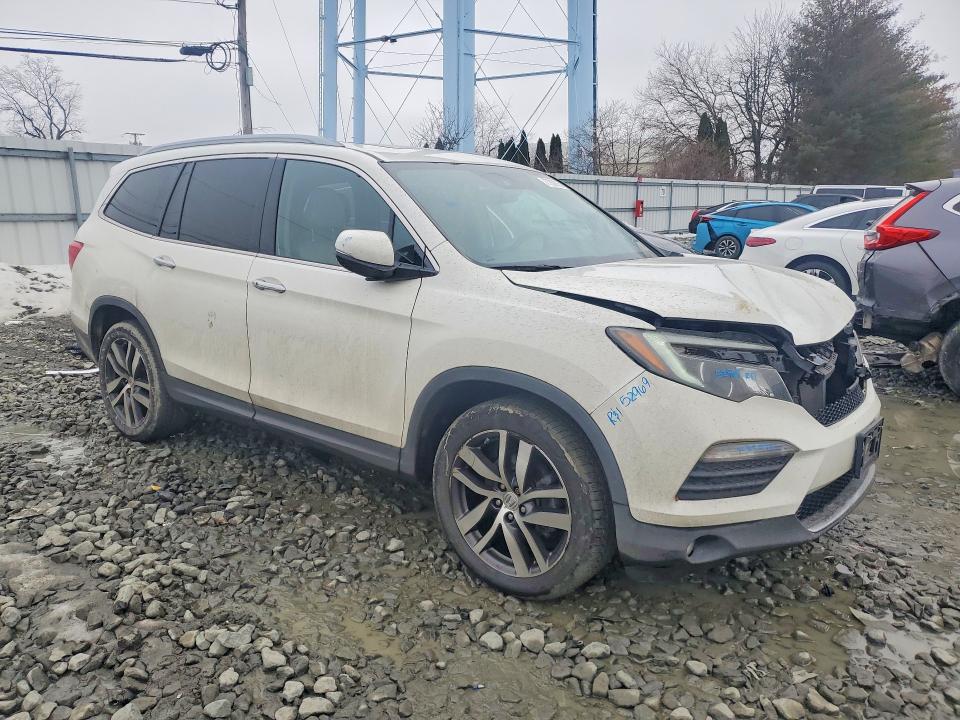 2018 Honda Pilot VIN 5FNYF6H01JB036372 COPART salvage auction — FRONT END, Nj - Cert Of Title-Salvage, sold $8,600 on 2026-07-27 (photo 4)