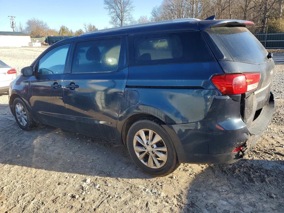 2015 Kia SEDONA VIN KNDMB5C10F6065482 COPART salvage auction — REAR END, Salvage Title, sold $175 on 2026-07-23 (photo 2)