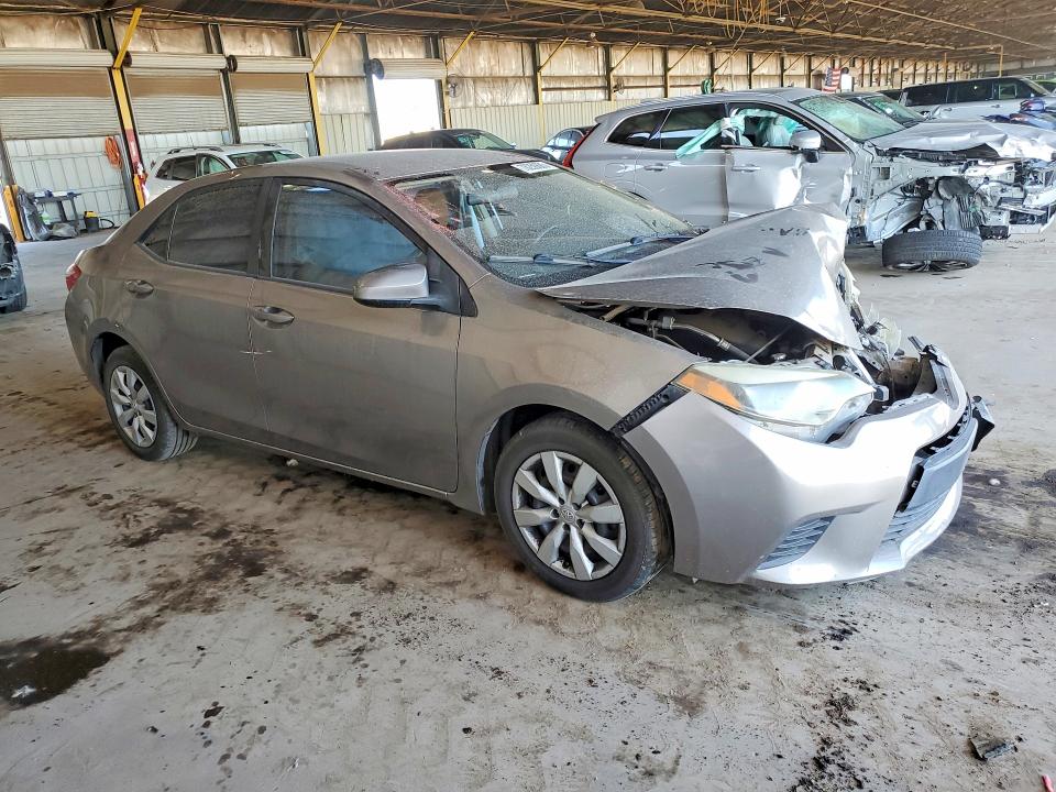 2014 Toyota Corolla VIN 5YFBURHE5EP119581 COPART salvage auction — FRONT END, Az - Cert Of Title - Salvage, sold $1,750 on 2026-07-27 (photo 4)