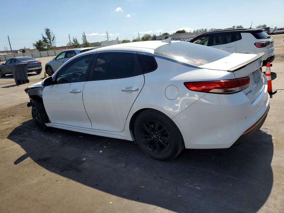 2016 Kia Optima VIN 5XXGT4L10GG104997 COPART salvage auction — FRONT END, Fl - Certificate Of Destruction, sold $800 on 2026-07-06 (photo 2)