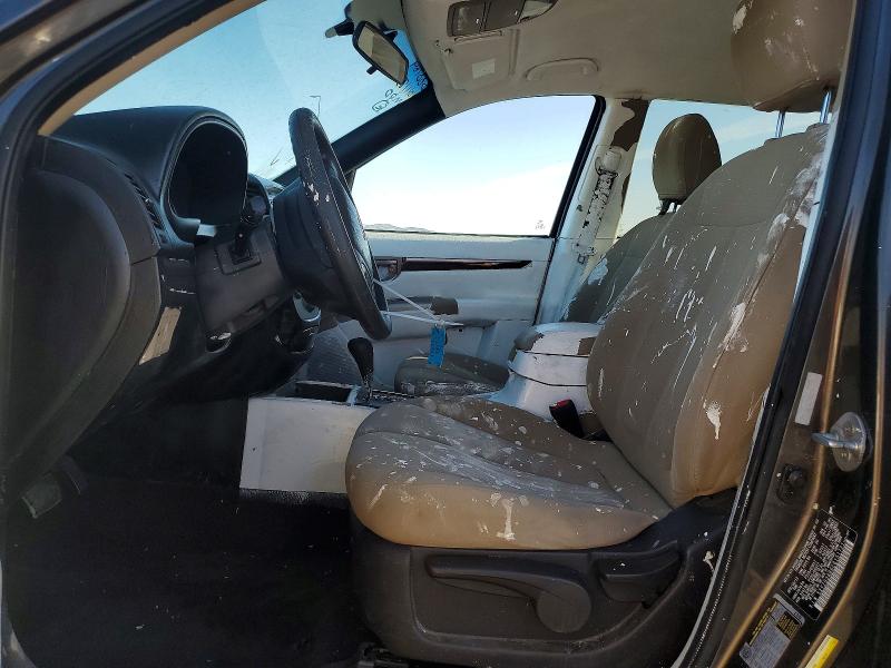 2012 Hyundai Santa fe VIN 5XYZG3AB6CG151721 COPART salvage auction — FRONT END, Salvage Title, sold $300 on 2026-07-15 (photo 7)
