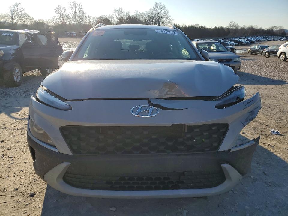 2023 Hyundai Kona VIN KM8K62AB5PU956348 COPART salvage auction — FRONT END, Id - Salvage Certificate Of Title, sold $2,450 on 2026-07-28 (photo 5)