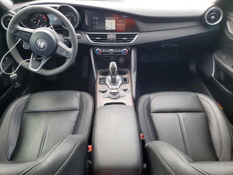 2021 Alfa romeo Giulia VIN ZARFAMBN7M7649272 COPART salvage auction — HAIL, Salvage Title, sold $7,300 on 2026-08-11 (photo 8)