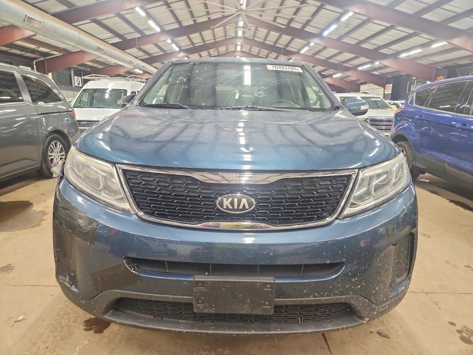 2014 Kia Sorento VIN 5XYKT3A6XEG504139 COPART salvage auction — FRONT END, Ct - Certificate Of Title, sold $2,300 on 2026-07-09 (photo 5)
