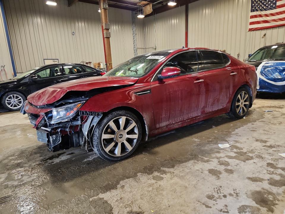 2012 Kia Optima VIN 5XXGR4A62CG025418 COPART salvage auction — FRONT END, Wv - Salvage Certificate, sold $275 on 2026-07-13 (photo 1)