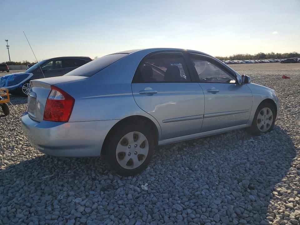 2005 Kia Spectra VIN KNAFE121355132913 COPART salvage auction — FRONT END, FL - CERT OF TITLE SLVG REBUILDABLE, sold $425 on 2026-07-17 (photo 3)