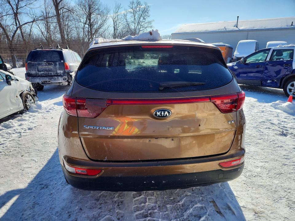 2017 Kia Sportage VIN KNDPN3AC9H7108243 COPART salvage auction — FRONT END, Oh - Cert Of Title-Salvage, sold $1,750 on 2026-07-08 (photo 6)