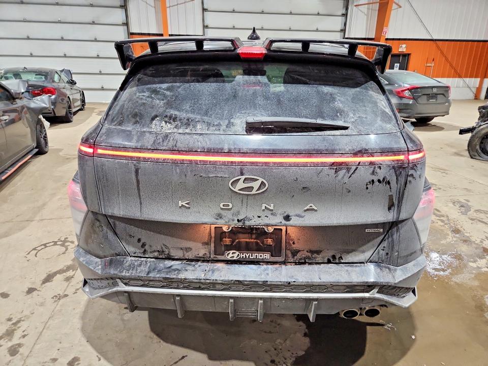 2024 Hyundai Kona VIN KM8HECA34RU091676 COPART salvage auction — FRONT END, Salvage Title, sold $1,300 on 2026-07-21 (photo 6)