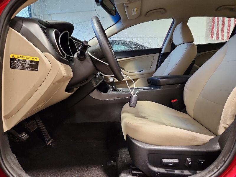 2015 Kia Optima VIN 5XXGM4A72FG505941 COPART salvage auction — FRONT END, Nc - Salvage Certificate Of Title, sold $1,300 on 2026-07-20 (photo 7)