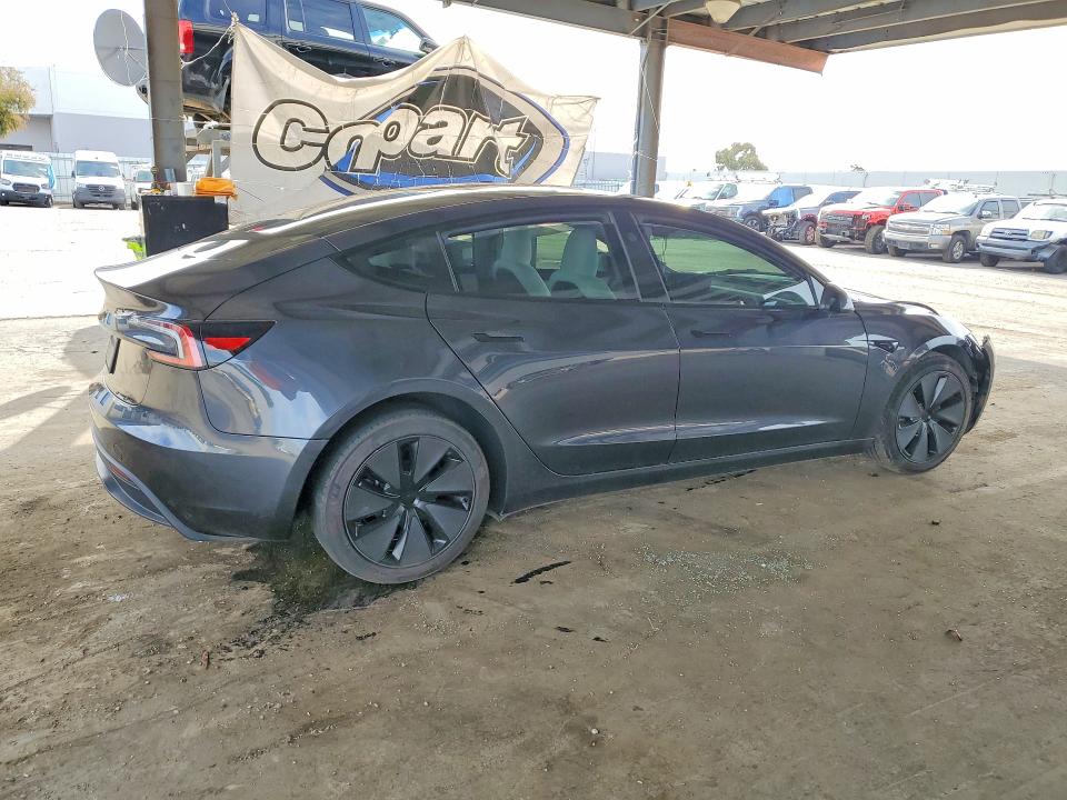 2024 Tesla Model 3 VIN 5YJ3E1EA2RF801582 COPART salvage auction — FRONT END, Ca - Salvage Certificate, sold $12,000 on 2026-07-09 (photo 3)