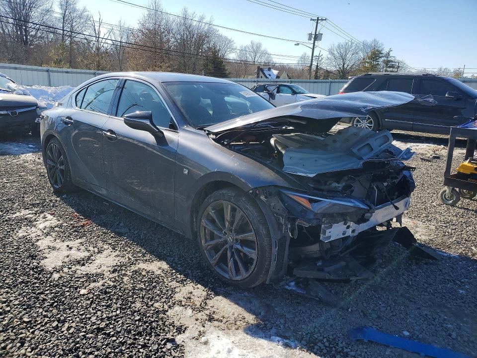 2023 Lexus Is 350 VIN JTHGZ1E25P5031700 COPART salvage auction — FRONT END, NJ - CERT OF TITLE-SALVAGE, sold $1,750 on 2026-07-24 (photo 4)