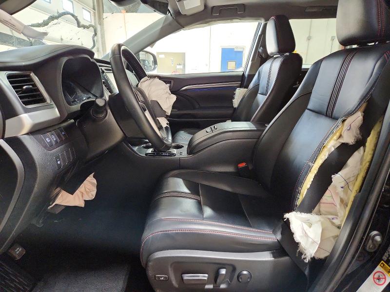 2019 Toyota Highlander VIN 5TDJZRFH7KS973517 COPART salvage auction — FRONT END, Salvage Title, sold $225 on 2026-07-23 (photo 7)