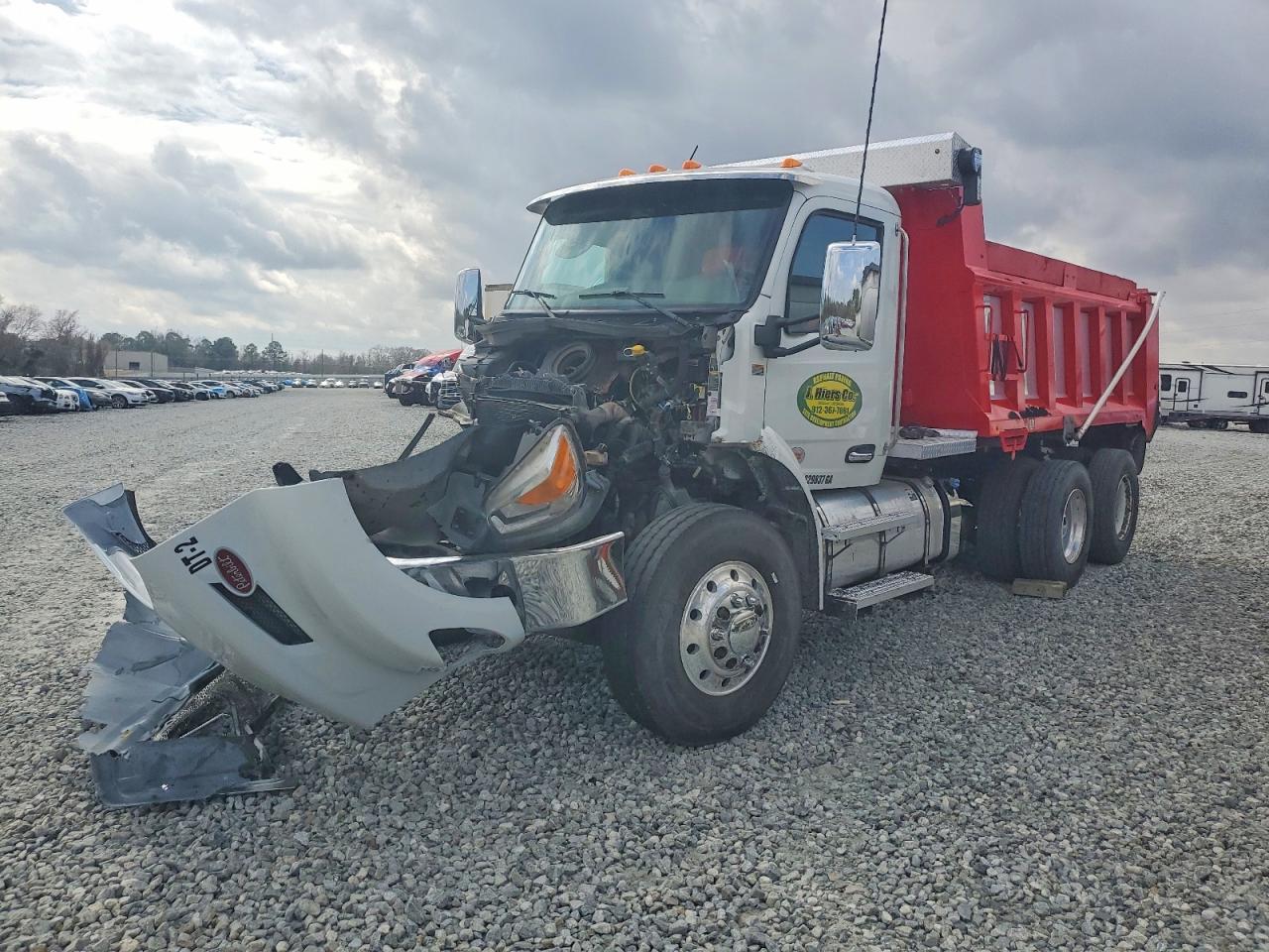 2025 Peterbilt All other VIN 2NP8LJ0X9SM698930 COPART salvage auction — Front End, GA - CERT OF TITLE-SALVAGE, sold $44,250 on 2026-07-08 (photo 2)