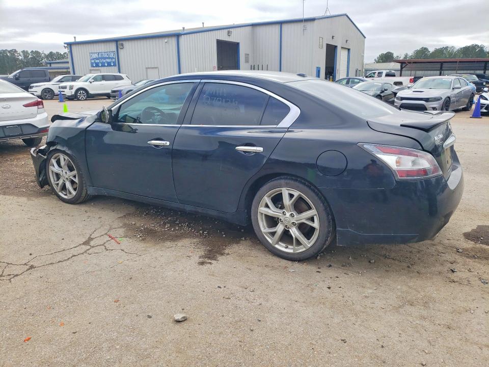 2012 Nissan Maxima VIN 1N4AA5AP3CC820690 COPART salvage auction — FRONT END, Ms - Cert Of Title-Salvaged, sold $400 on 2026-07-03 (photo 2)