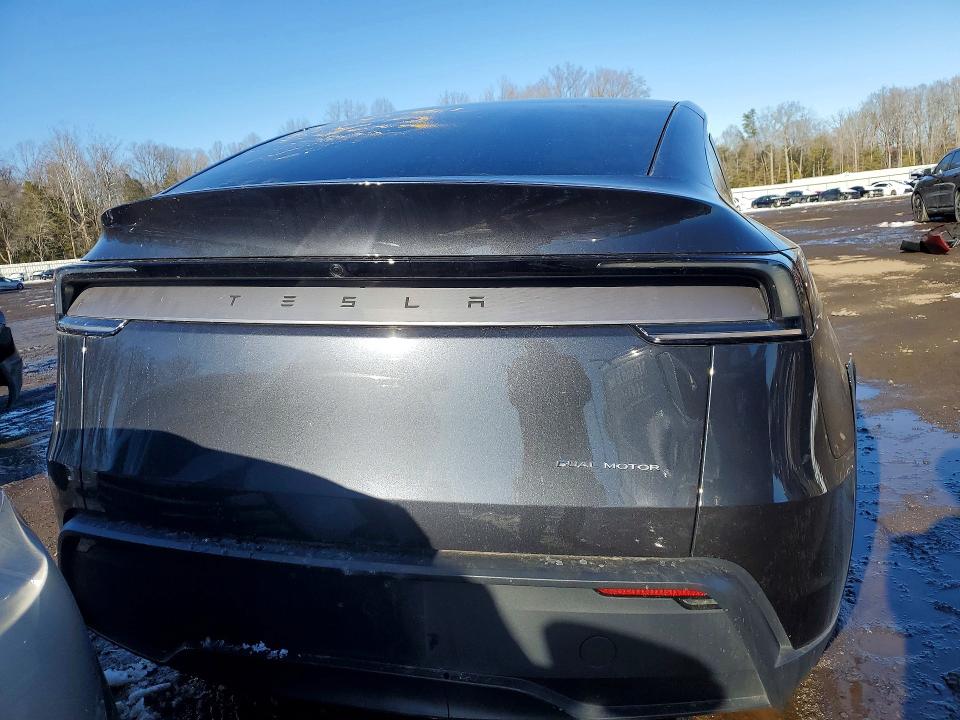 2026 Tesla Model Y VIN 7SAYGDEE1TF396460 COPART salvage auction — Front End, MD - CERT OF SALVAGE > 75% DAMAGE, sold $9,000 on 2026-04-28 (photo 6)