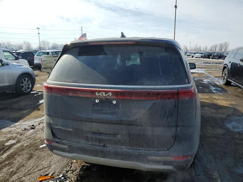 2022 Kia Carnival VIN KNDNB4H36N6130925 COPART salvage auction — FRONT END, Oh - Cert Of Title-Salvage, sold $300 on 2026-07-28 (photo 6)