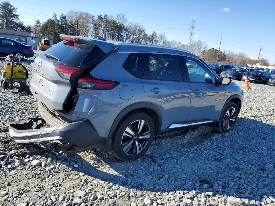 2023 Nissan Rogue VIN JN8BT3DDXPW319545 COPART salvage auction — REAR END, NC - SALVAGE CERTIFICATE OF TITLE, sold $6,900 on 2026-07-29 (photo 3)