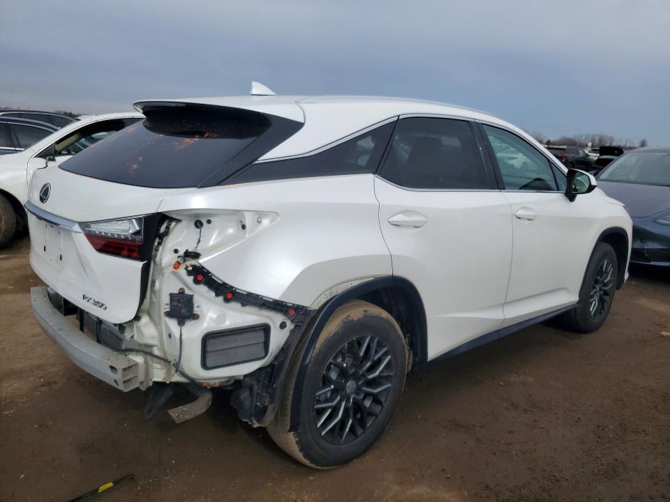2016 Lexus Rx VIN 2T2BZMCAXGC023873 COPART salvage auction — REAR END, Il - Salvage Certificate, sold $7,500 on 2026-07-09 (photo 3)