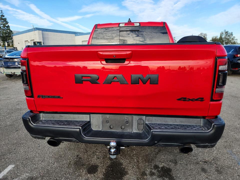 2019 Ram 1500 VIN 1C6SRFLT0KN569807 COPART salvage auction — NORMAL WEAR, Ca - Salvage Certificate, sold $17,600 on 2026-07-21 (photo 6)