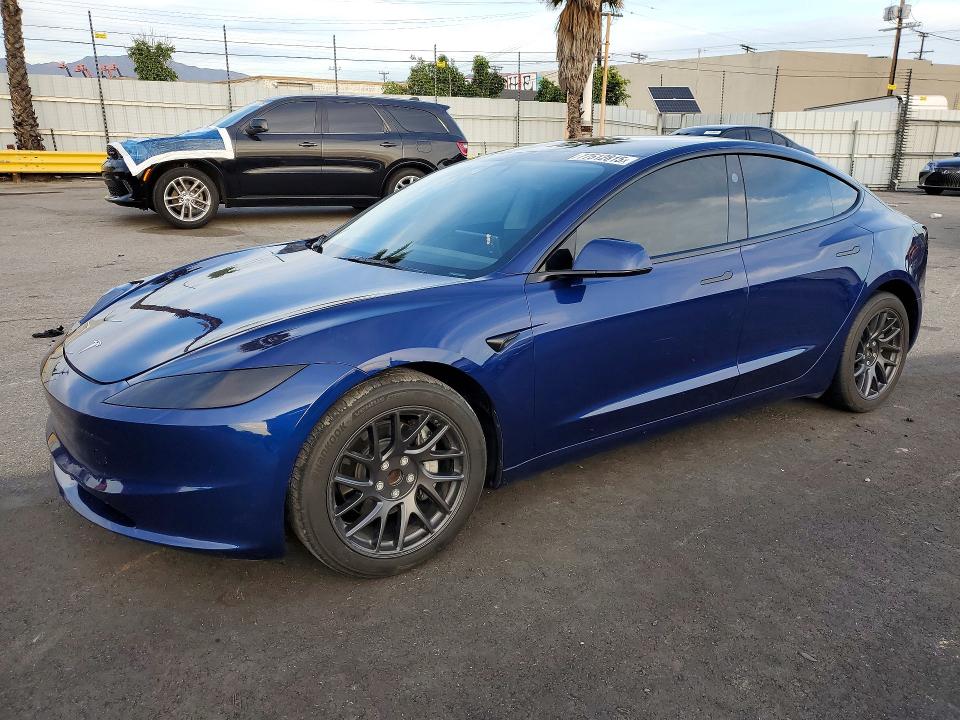 2024 Tesla Model 3 VIN 5YJ3E1EA7RF828017 COPART salvage auction — FRONT END, Other, sold $1,850 on 2026-07-27 (photo 1)