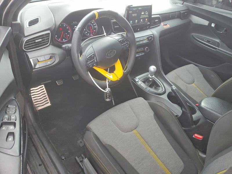 2019 Hyundai Veloster VIN KMHTH6AB7KU007141 COPART salvage auction — REAR END, Salvage Title, sold $1,500 on 2026-07-15 (photo 8)