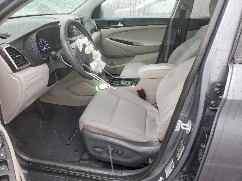 2019 Hyundai Tucson VIN KM8J33AL7KU879199 COPART salvage auction — FRONT END, Ca - Salvage Certificate, sold $3,650 on 2026-07-31 (photo 7)