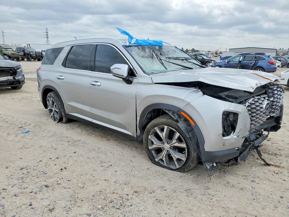 2022 Hyundai Palisade VIN KM8R34HE3NU369372 COPART salvage auction — FRONT END, Tx - Salvage Vehicle Title, sold $7,900 on 2026-07-28 (photo 4)