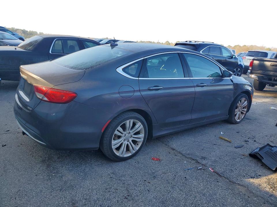 2015 Chrysler 200 VIN 1C3CCCAB0FN753453 COPART salvage auction — WATER/FLOOD, Ga - Cert Of Title-Flood Salvage, sold $375 on 2026-07-10 (photo 3)