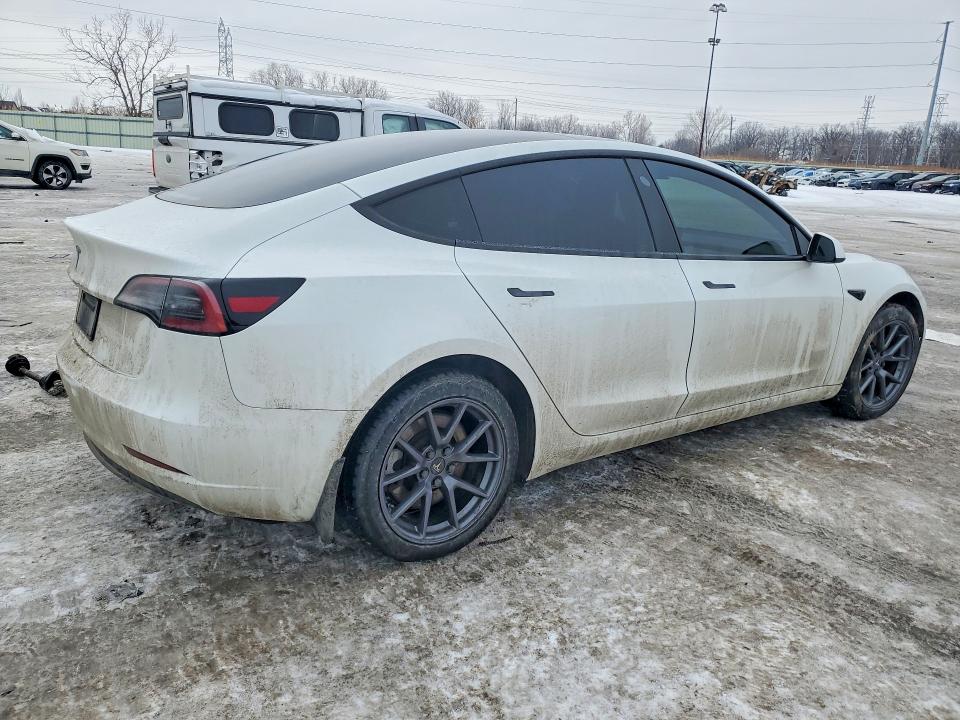 2023 Tesla Model 3 VIN 5YJ3E1EA0PF586071 COPART salvage auction — REAR END, Mi - Certificate Of Title, sold $13,600 on 2026-07-31 (photo 3)