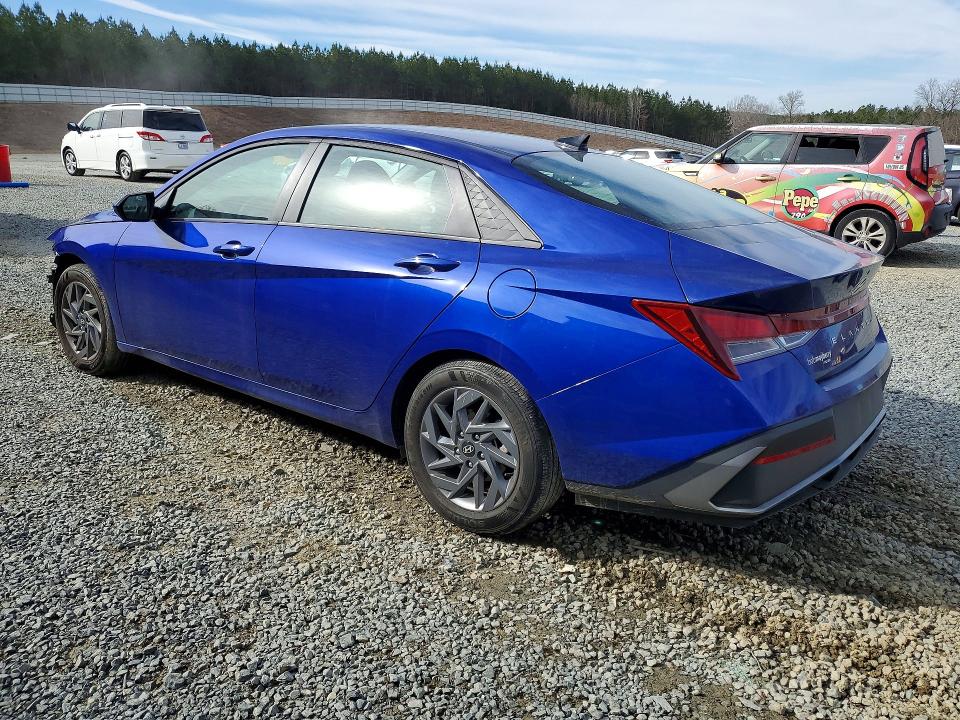 2024 Hyundai Elantra VIN KMHLM4DG1RU707805 COPART salvage auction — FRONT END, Nc - Salvage Certificate Of Title, sold $4,350 on 2026-07-02 (photo 2)