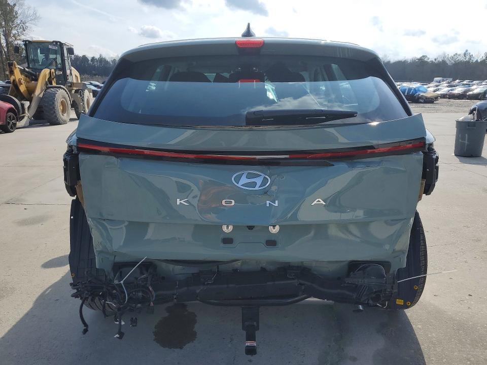 2026 Hyundai Kona VIN KM8HA3AB0TU378748 COPART salvage auction — REAR END, Sc - Cert Of Title-Salvage, sold $7,700 on 2026-07-17 (photo 6)