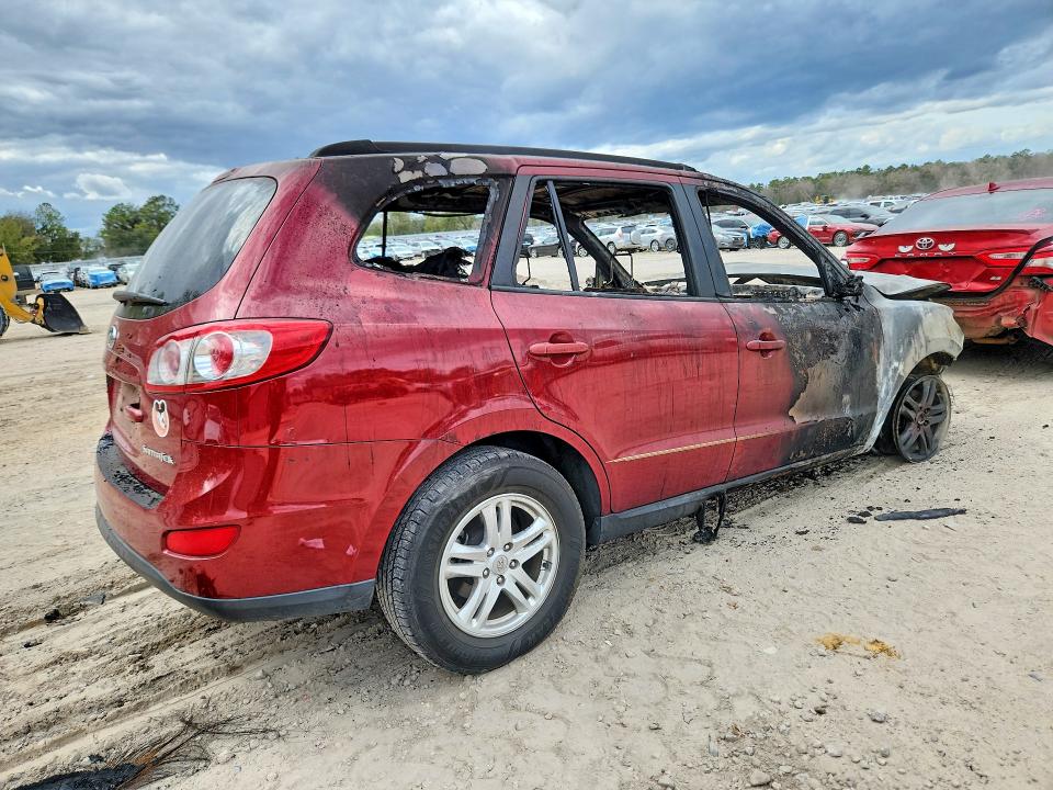 2011 Hyundai Santa fe VIN 5XYZG3AB0BG005250 COPART salvage auction — ENGINE BURN, FL - CERTIFICATE OF DESTRUCTION, sold $10 on 2026-07-17 (photo 3)