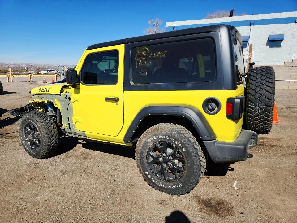 2022 Jeep Wrangler / VIN 1C4GJXAGXNW231413 COPART salvage auction — FRONT END, Nm - Cert Of Title-Salvage, sold $10,700 on 2026-07-30 (photo 2)