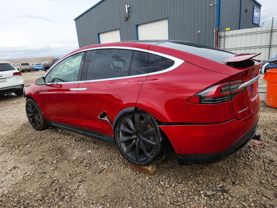 2018 Tesla Model x VIN 5YJXCBE2XJF113002 COPART salvage auction — ROLLOVER, Nv - Salvage Title, sold $5,000 on 2026-07-02 (photo 2)